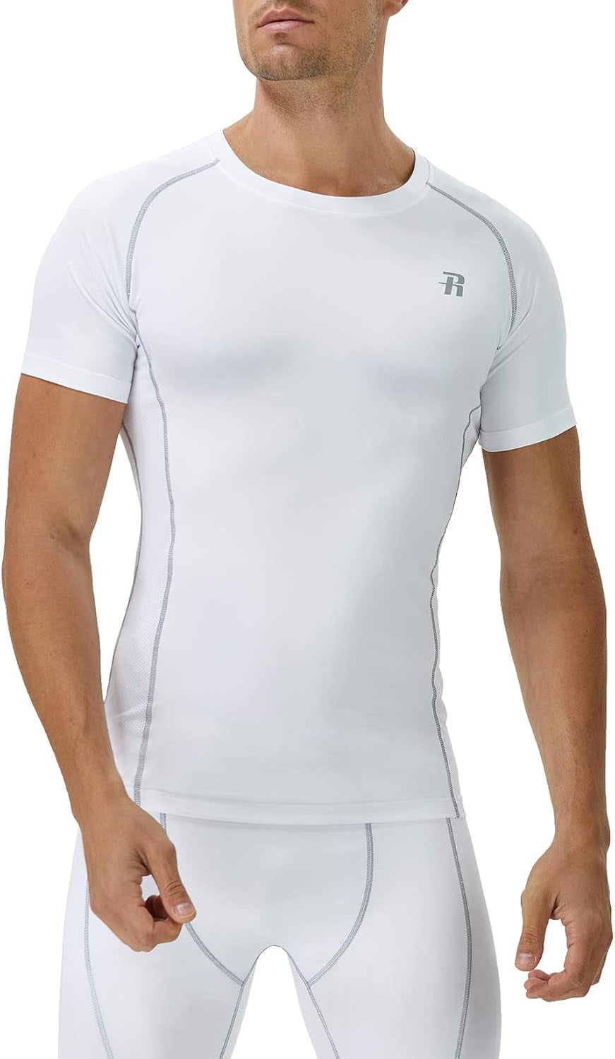 Men'S T-Shirts Short Sleeve Compression Shirts for Men Workout Shirts