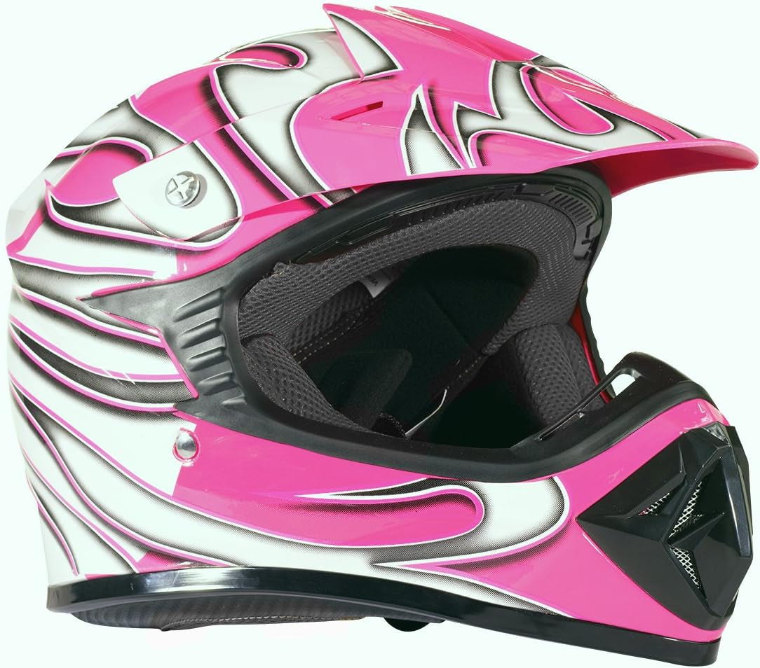 Typhoon Youth Kids Offroad Gear Combo Helmet Gloves Goggles DOT Motocross ATV Dirt Bike MX Motorcycle