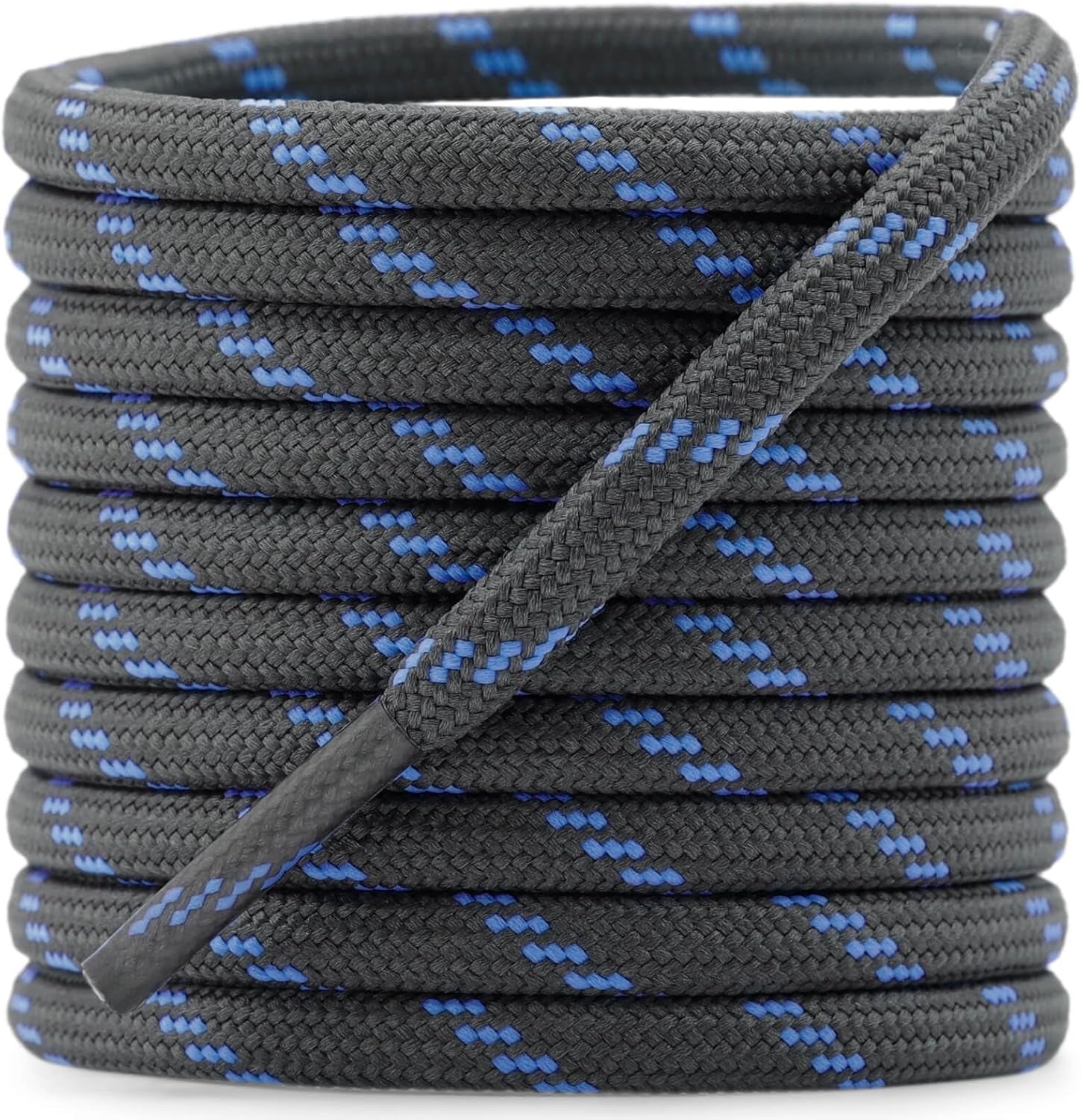 round Work Boot Laces: Heavy Duty Hiking Shoe Laces for Boots 2 Pair