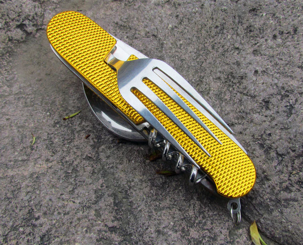 Portable Collapsible Convertible Dining Utensils