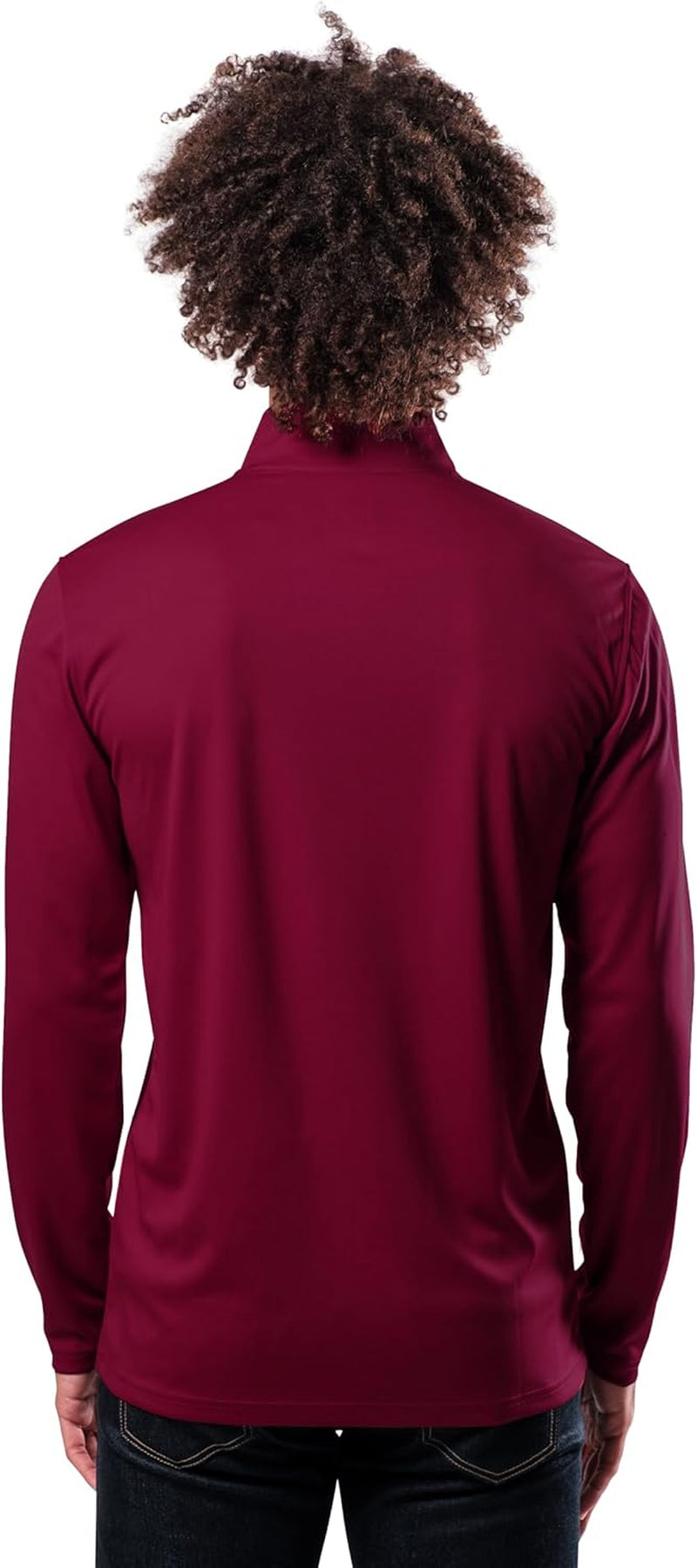 Men'S NBA Official Super Soft Quarter Zip Long Sleeve T-Shirt