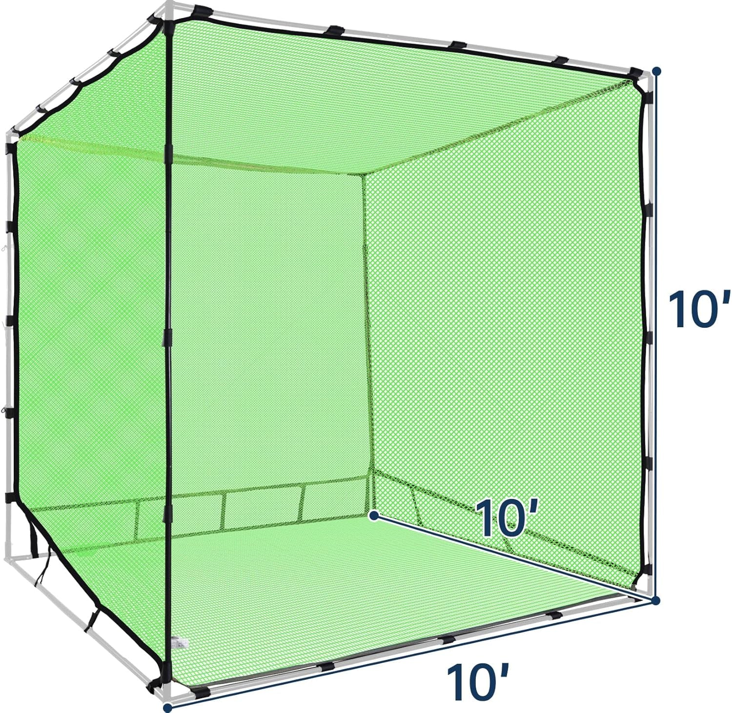 Golf Practice Hitting Nets for Backyard Driving Indoor Use Heavy Duty Practice Golf Driving Nets for Backyard Premium Portable Golf Impact Nets Cages with Frame and Net for Men