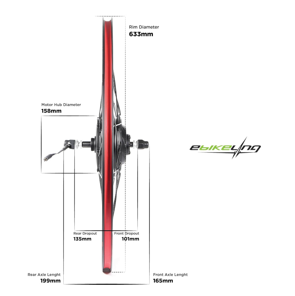 36V 700C Front 500 Watt Ebike Conversion Kit, Electric Bike Conversion Kit with Waterproof Components, Add on Electric Bike Kit for Effortless Cycling, High Performance, Durable and Reliable