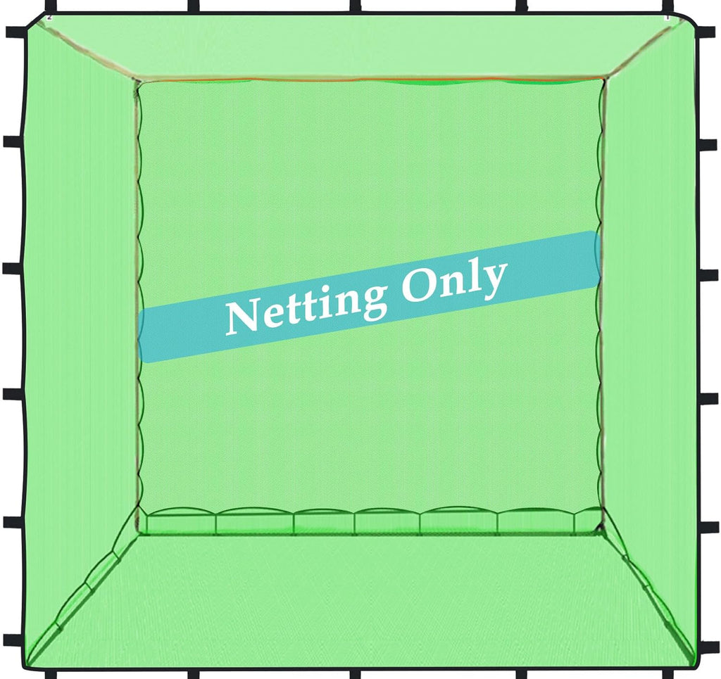 Golf Practice Hitting Nets for Backyard Driving Indoor Use Heavy Duty Practice Golf Driving Nets for Backyard Premium Portable Golf Impact Nets Cages with Frame and Net for Men