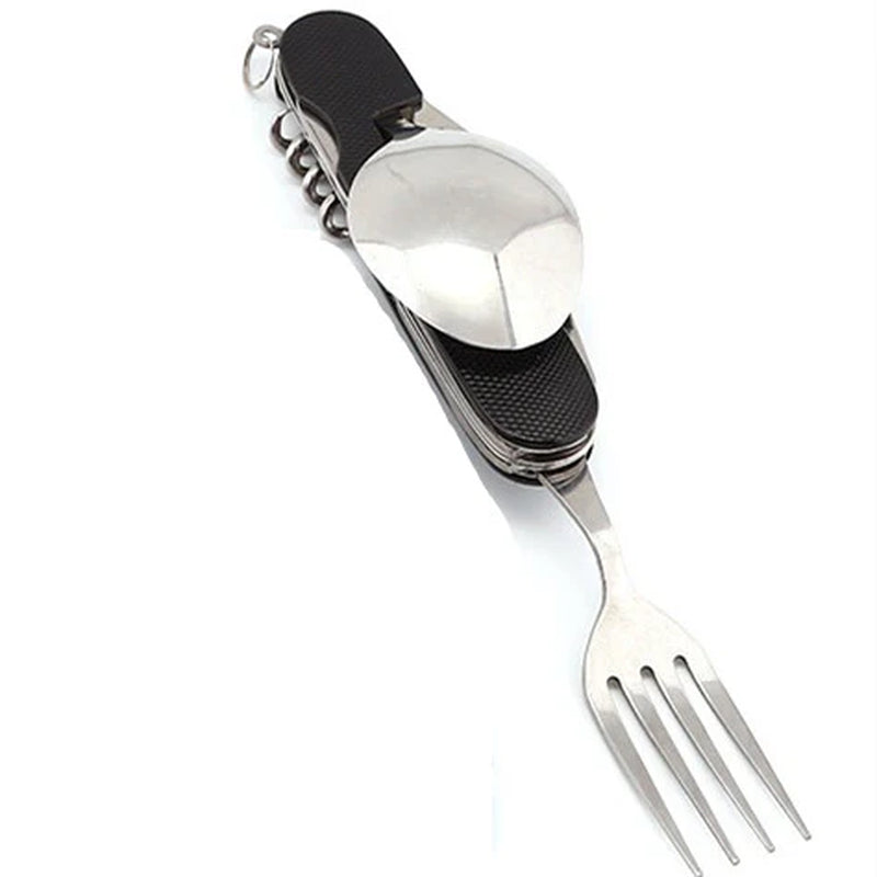 Portable Collapsible Convertible Dining Utensils