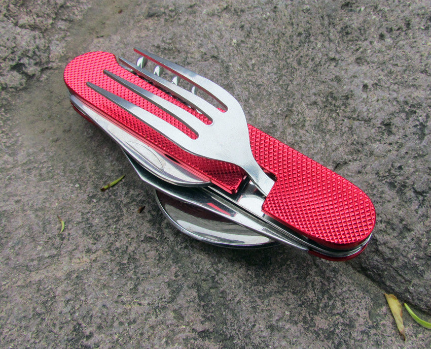 Portable Collapsible Convertible Dining Utensils