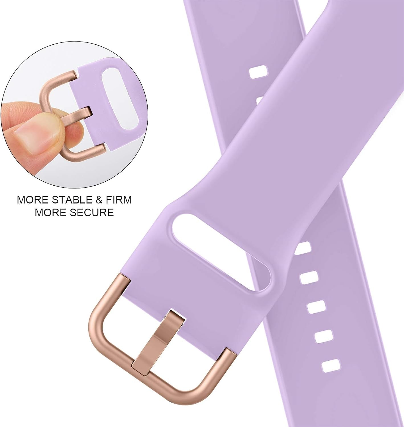 Sport Band Compatible with Apple Watch Bands 49Mm 46Mm 45Mm 44Mm 42Mm 41Mm 40Mm 38Mm, Soft Silicone Replacement Strap with Classic Clasp for Iwatch Series 11 10 9 8 7 6 5 4 3 2 1 SE Ultra Women Men