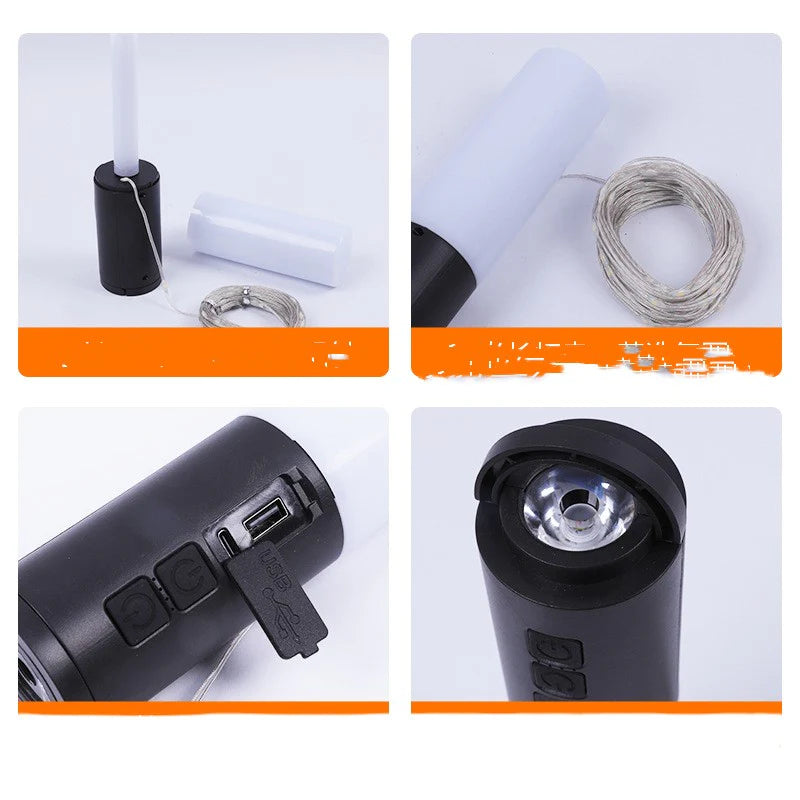 Portable Outdoor Lantern Rechargeable Extended Battery Life Multi-Use