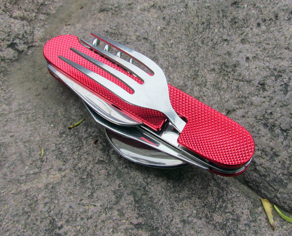 Portable Collapsible Convertible Dining Utensils