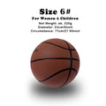Grooved Silent Basketball 29.5''/27.9''Foam Basketball Indoor Training Silent Ball Dribbling Quietly Bounce Basketball No Noise