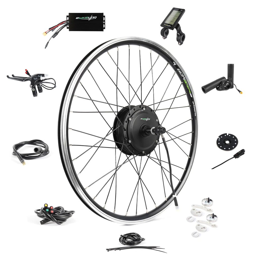Ebike Conversion Kit 36V 500W, 26" Front Waterproof Conversion Kit, Add on Electric Bike Kit, Transform Your Bicycle with High-Performance E-Bike Technology