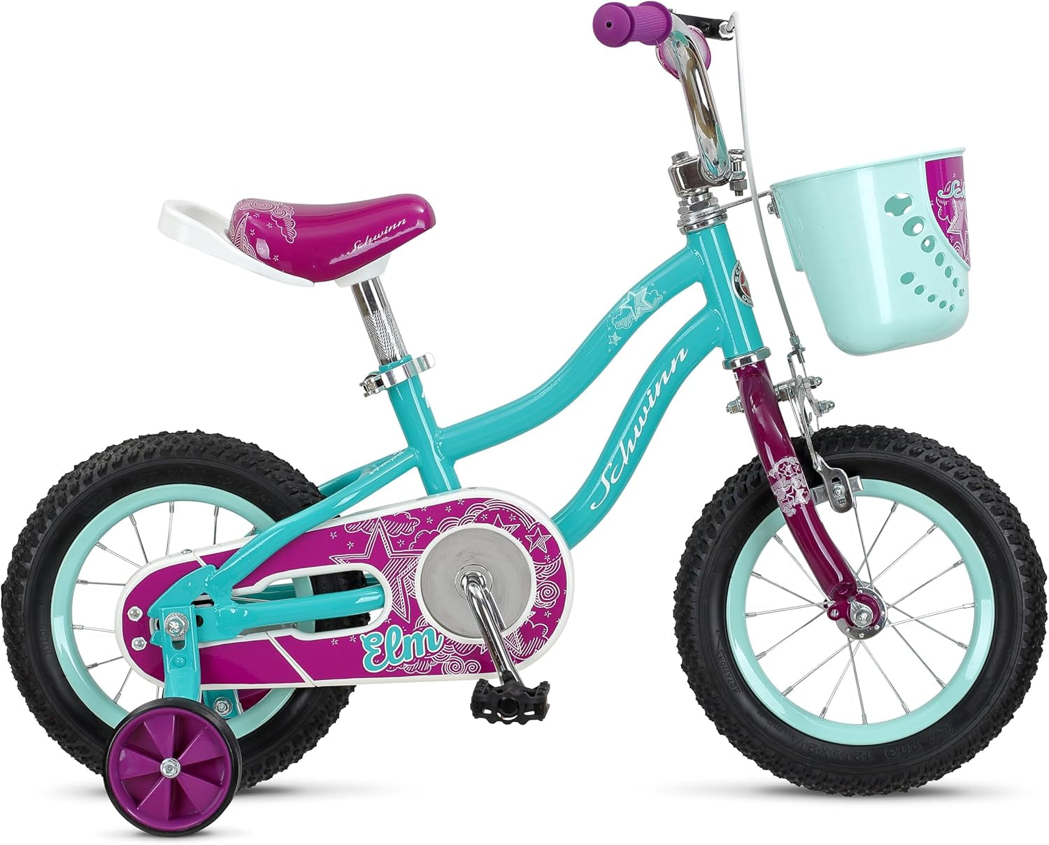 Elm and Koen Bike or Balance Bike, 12-18 Inch Bike for Kids Ages 2-13, Black, Blue, Red, Teal, Pink or Purple, Smartstart Ergonomic Design, Adjustable Seat Grows with Child, Training Bicycle